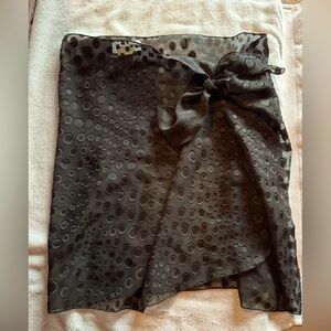 Portocruz Cover-Up for bottom sheer with polka dots